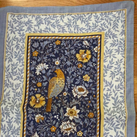 VTG Irish Linen Pheasants Tea Towel Standen National Trust by Pat Albeck EUC - Picture 4 of 12